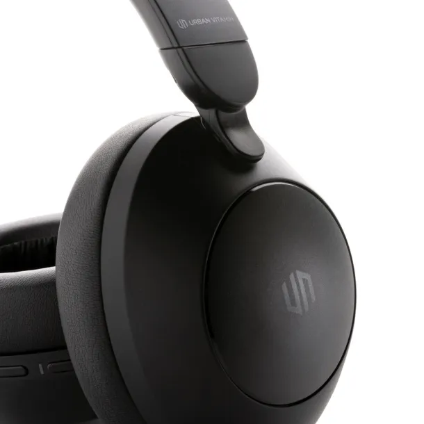  Urban Vitamin Cupertino RCS rplastic ANC headphone - Urban Vitamin Black 