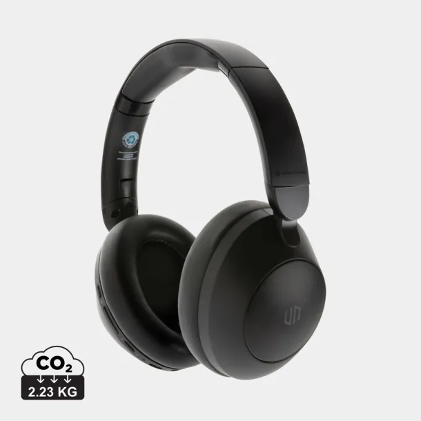  Urban Vitamin Cupertino RCS rplastic ANC headphone - Urban Vitamin Black 