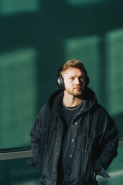  Urban Vitamin Cupertino ACN slušalice od RCS reciklirane palstike - Urban Vitamin Crna 
