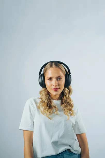  Urban Vitamin Cupertino ACN slušalice od RCS reciklirane palstike - Urban Vitamin Crna 