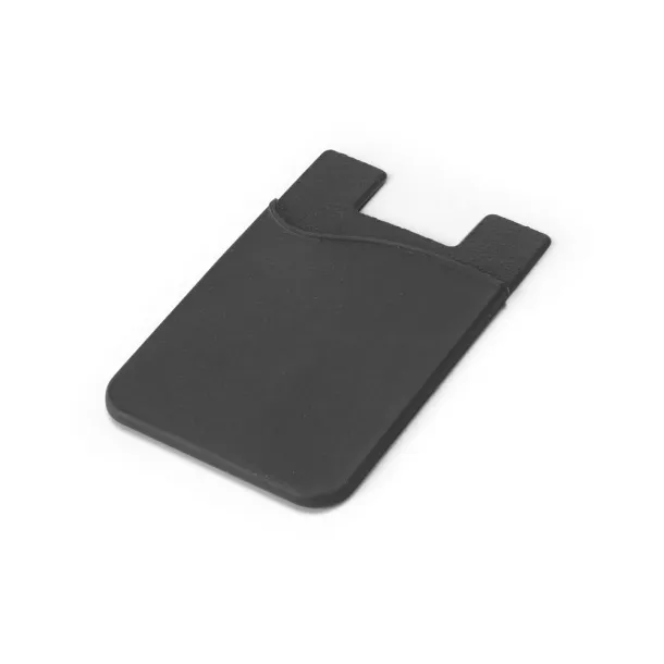 SHELLEY Smartphone card holder Black