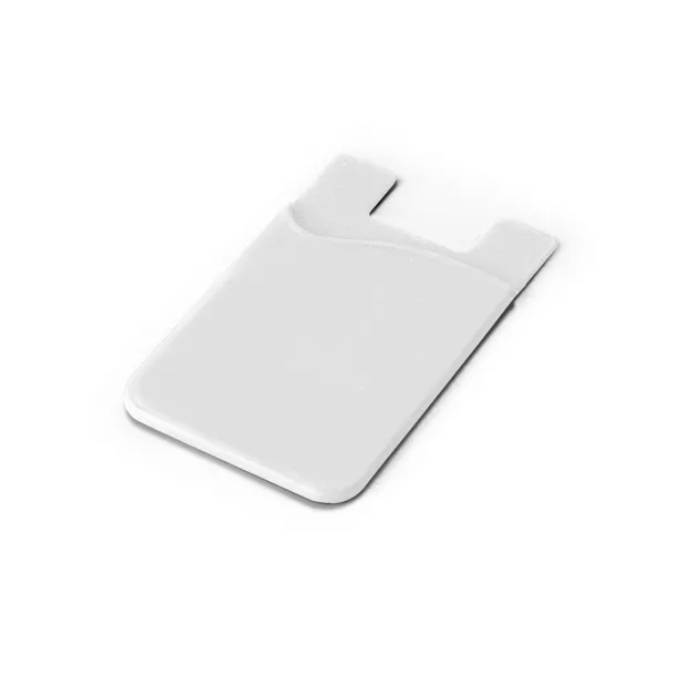 SHELLEY Smartphone card holder White