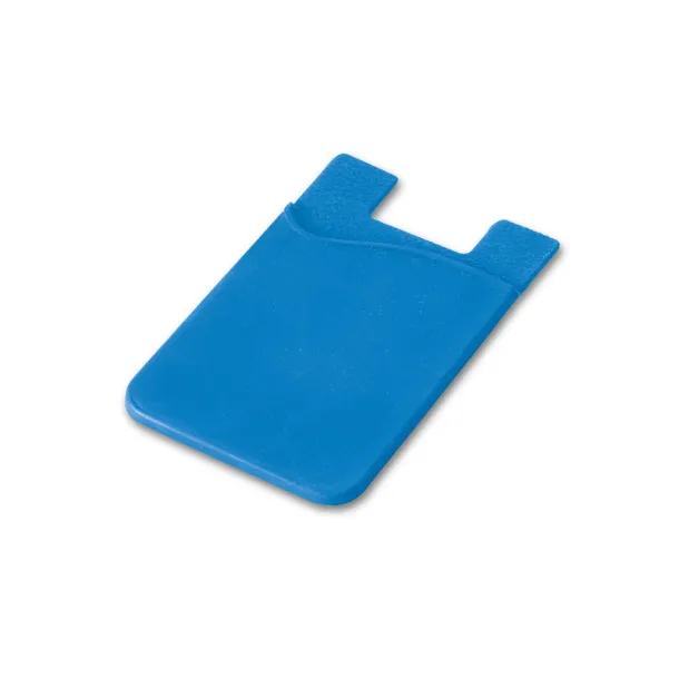 SHELLEY Smartphone card holder Light blue