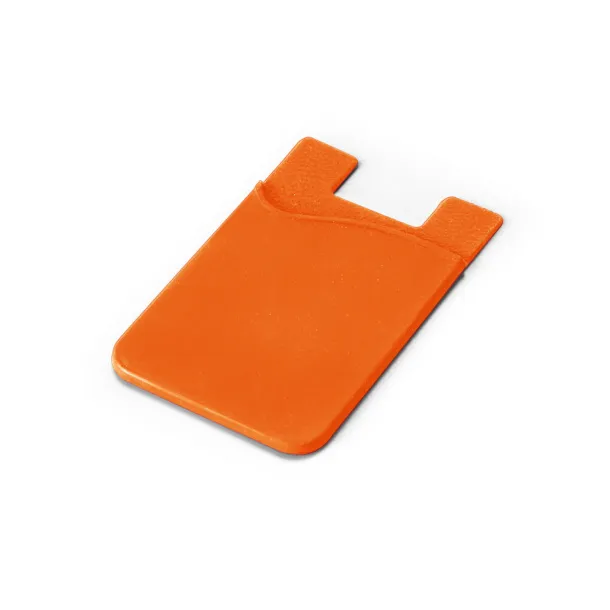 SHELLEY Smartphone card holder Orange