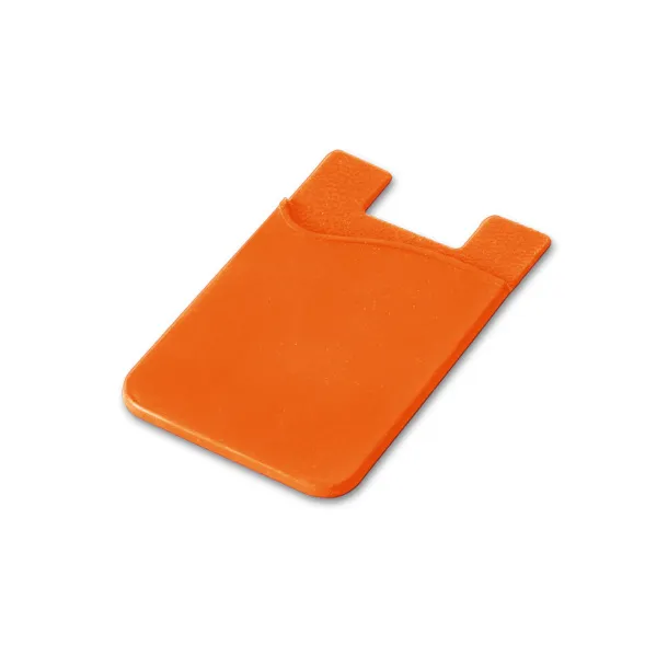 SHELLEY Smartphone card holder Orange