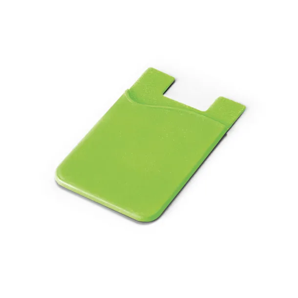 SHELLEY Smartphone card holder Light green