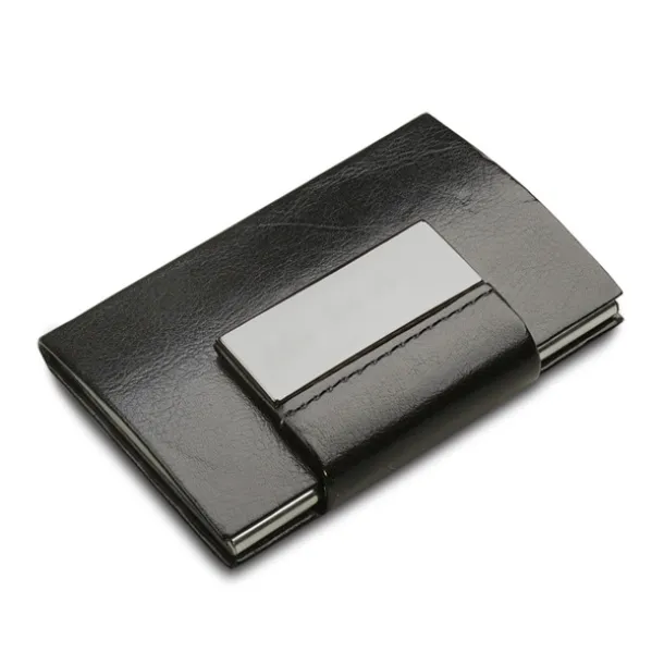 LOGOMALL business card case Black