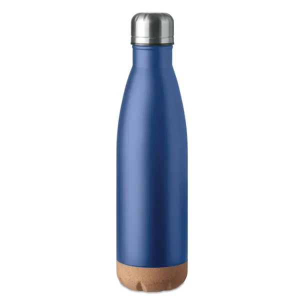 ASPEN CORK Double wall bottle 600 ml Blue