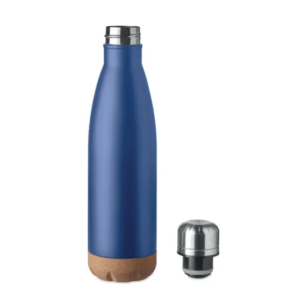 ASPEN CORK Double wall bottle 600 ml Blue