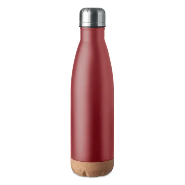 ASPEN CORK Double wall bottle 600 ml Burgundy