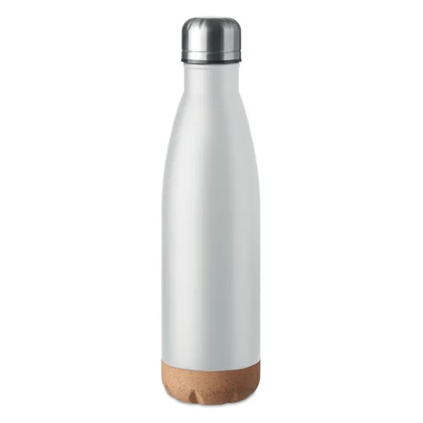 ASPEN CORK Double wall bottle 600 ml White