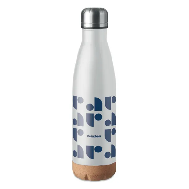 ASPEN CORK Double wall bottle 600 ml White