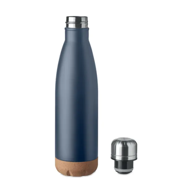 ASPEN CORK Double wall bottle 600 ml French Navy