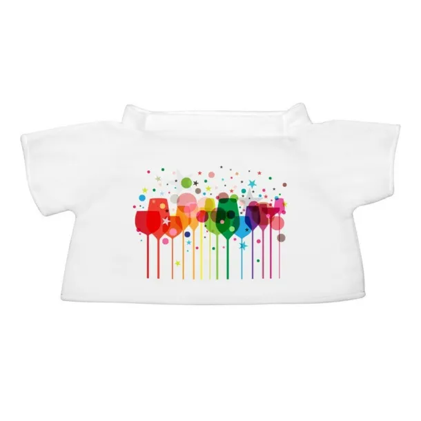  T-shirt for plush toy white