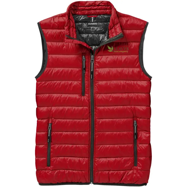 Fairview light down bodywarmer - Elevate Life Red