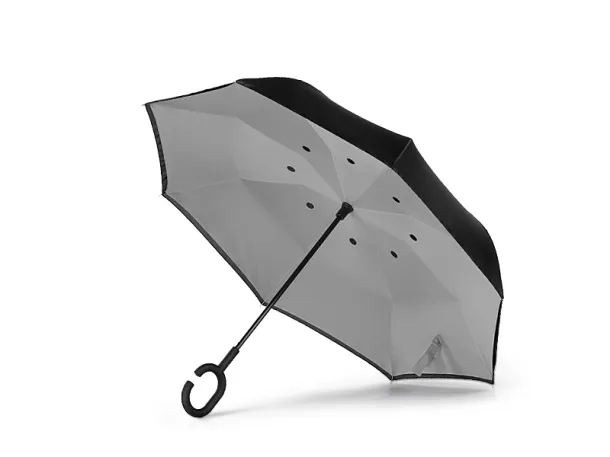 PAMPAS umbrella with manual opening - CASTELLI Gray