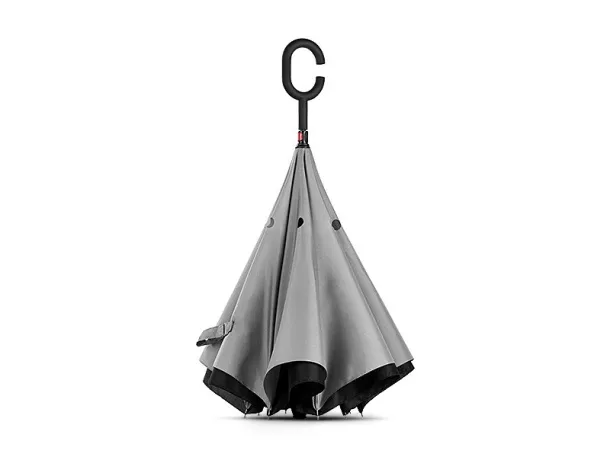 PAMPAS umbrella with manual opening - CASTELLI Gray