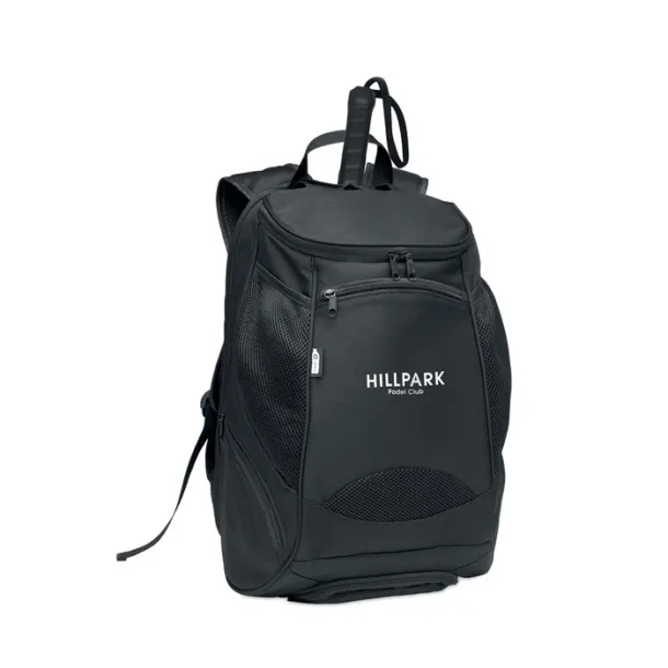 OLYMPIC 600D RPET sports rucksack Black