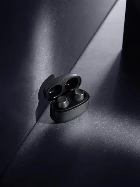  Terra RCS recycled aluminum wireless earbuds - XD Xclusive Grey 