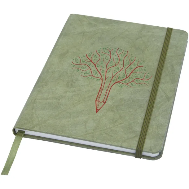 Breccia A5 stone paper notebook - Marksman Green