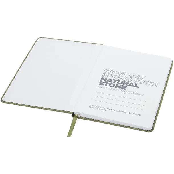 Breccia A5 stone paper notebook - Marksman Green