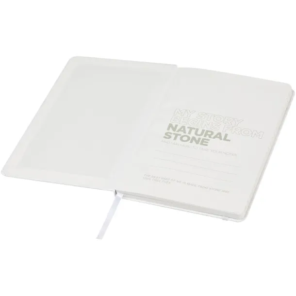 Breccia A5 stone paper notebook - Marksman White