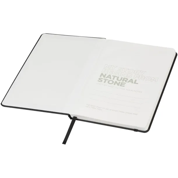 Breccia A5 stone paper notebook - Marksman Solid black