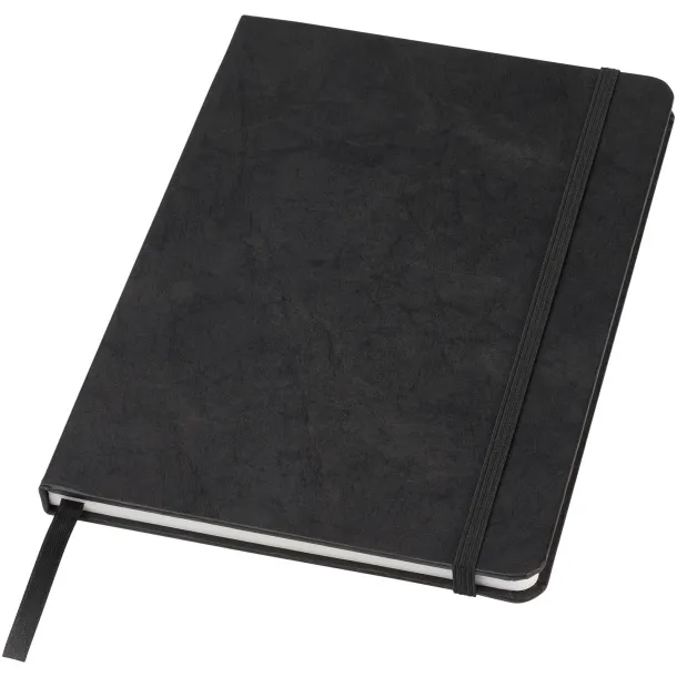 Breccia A5 stone paper notebook - Marksman Solid black