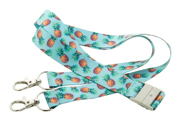 Subyard Double Safe Eco custom sublimation double lanyard White