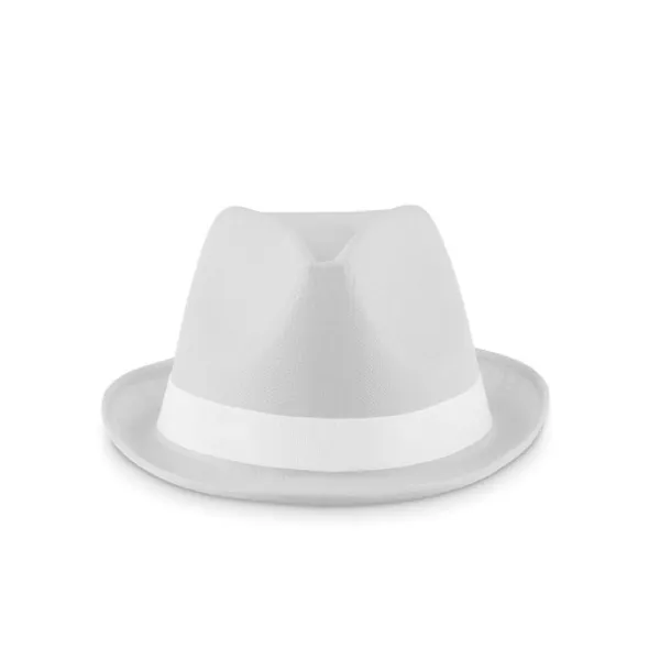 WOOGIE Coloured polyester hat White