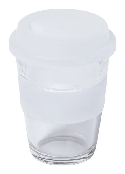 Durnox glass travel mug White Transparent