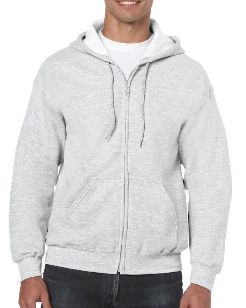  HEAVY BLEND™ ADULT FULL ZIP HOODED SWEATSHIRT - Gildan Ash