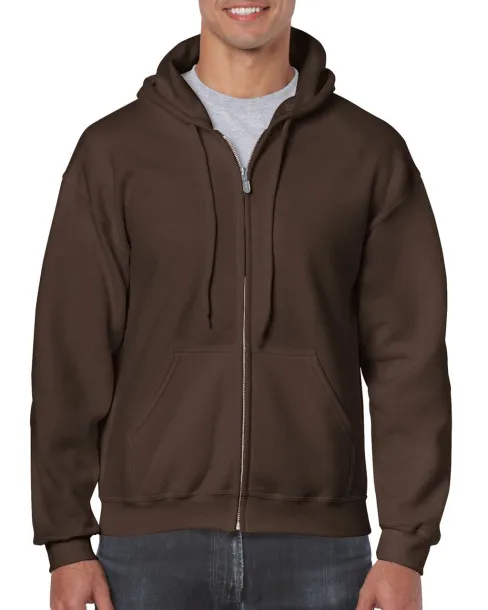  HEAVY BLEND™ ADULT FULL ZIP HOODED SWEATSHIRT - Gildan Dark Chocolate