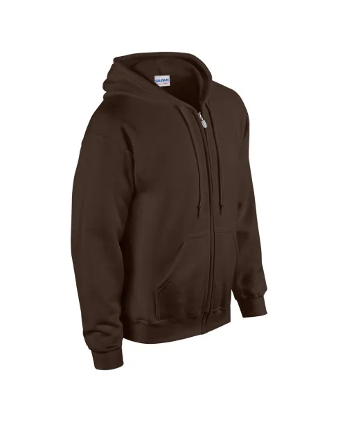  HEAVY BLEND™ ADULT FULL ZIP HOODED SWEATSHIRT - Gildan Dark Chocolate