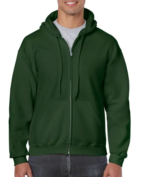  HEAVY BLEND™ ADULT FULL ZIP HOODED SWEATSHIRT - Gildan Šumski zelena