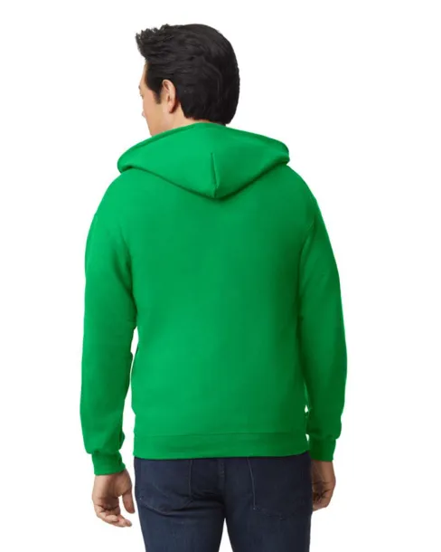  Muška hoodica s patentom, 271 g/m² - Gildan Irish Green