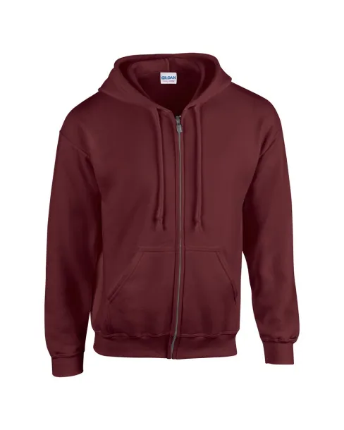  HEAVY BLEND™ ADULT FULL ZIP HOODED SWEATSHIRT - Gildan Maroon