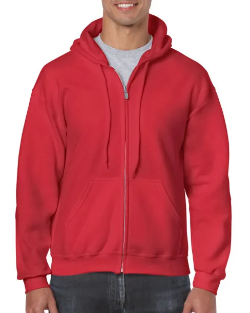  HEAVY BLEND™ ADULT FULL ZIP HOODED SWEATSHIRT - Gildan Red