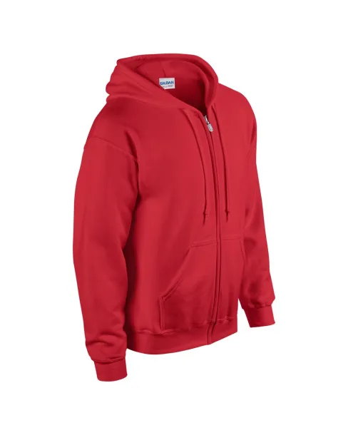  HEAVY BLEND™ ADULT FULL ZIP HOODED SWEATSHIRT - Gildan Red