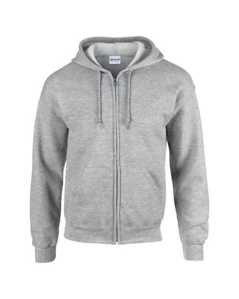  HEAVY BLEND™ ADULT FULL ZIP HOODED SWEATSHIRT - Gildan Ideal Oxford Grey