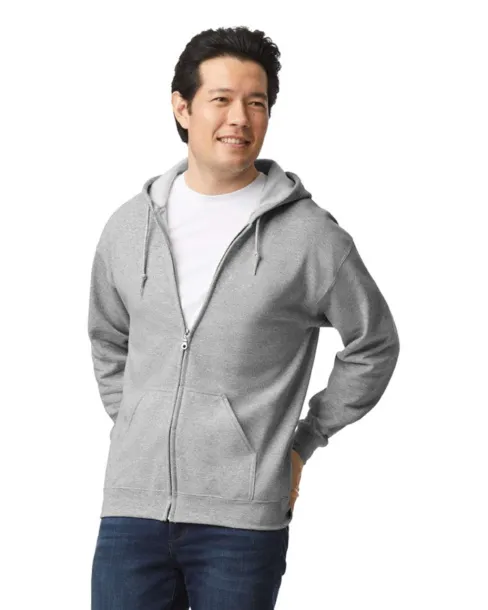  HEAVY BLEND™ ADULT FULL ZIP HOODED SWEATSHIRT - Gildan Sport Grey