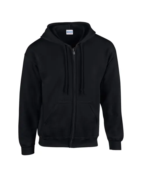  HEAVY BLEND™ ADULT FULL ZIP HOODED SWEATSHIRT - Gildan Black