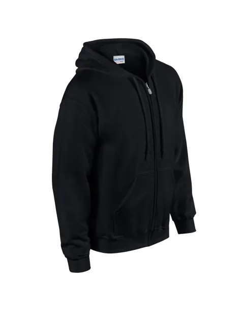  HEAVY BLEND™ ADULT FULL ZIP HOODED SWEATSHIRT - Gildan Black