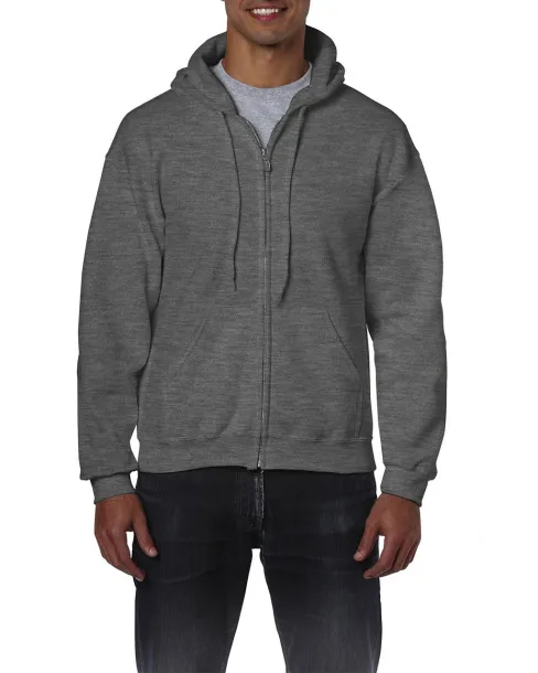  HEAVY BLEND™ ADULT FULL ZIP HOODED SWEATSHIRT - Gildan Dark Heather