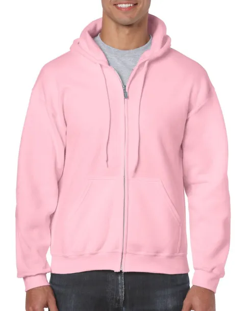  Muška hoodica s patentom, 271 g/m² - Gildan Light Pink