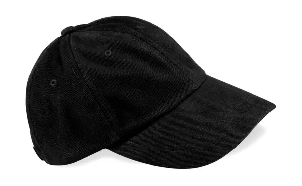  Low Profile Heavy Brushed Cotton Cap - Beechfield Black