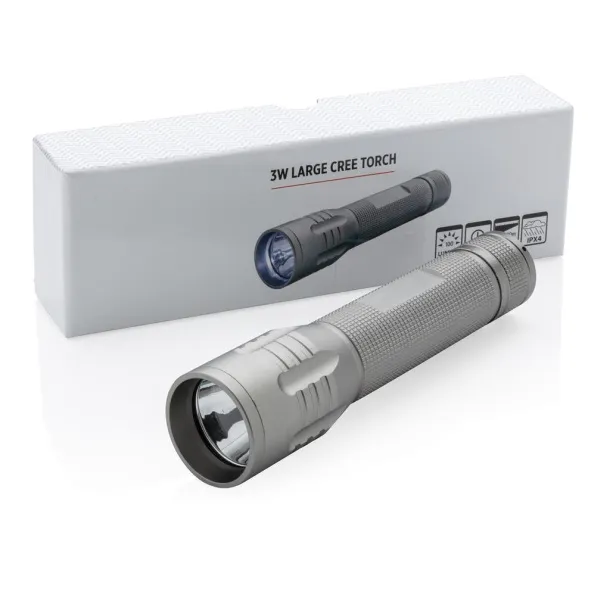  3W large CREE torch - XD Collection Grey Black