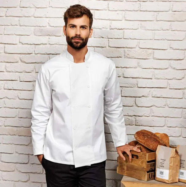  LONG SLEEVE CHEF’S JACKET - Premier Steel