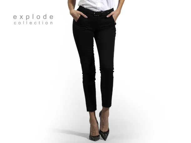 CHINO LADY women's pants - EXPLODE Black