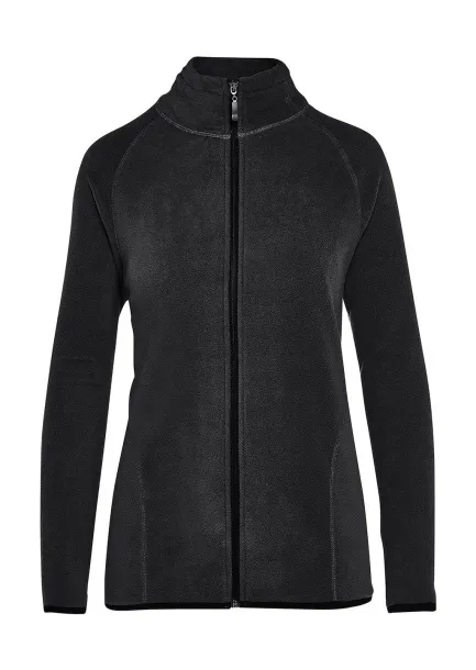  Ladies' Full Zip Microfleece - SG Signature Dark Black